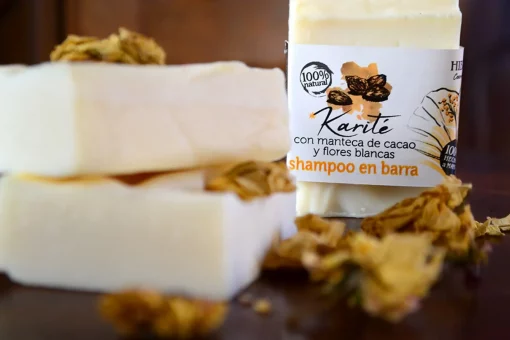 Shampoo de Karite con cacao y flores / Cosmética Natural